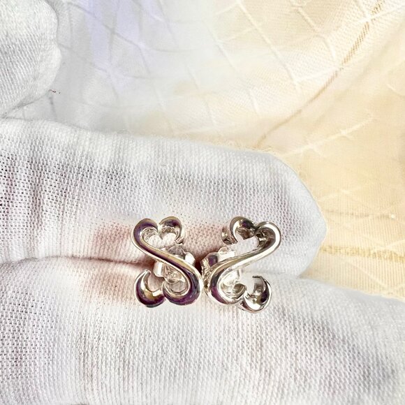 Kay Jewelers Jane Seymour Open Heart Earrings, 925 Sterling Silver Earrings - Picture 10 of 13